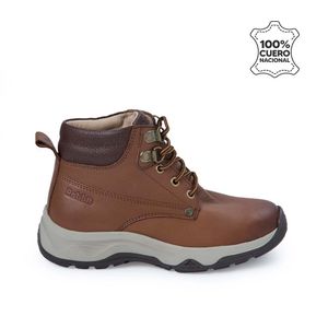Botín Derby Casual ANGEL-2534 Toffe Rabbit Cuero