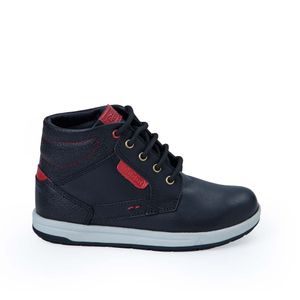 Botín Derby Casual ANGEL-2531 Negro Rabbit Cuero