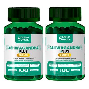 Ashwagandha Plus 100mg 100 Cap Dermo Sumak 2 und