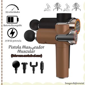 Massage Gun / Pistola Masajeadora con 99 velocidades NG/MR