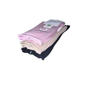 Pack de 3 Medias de Mujer colores Rosado, beige y Negro