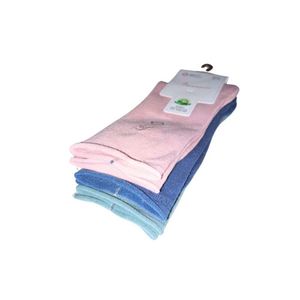Pack de 3 Medias Canilleras de Mujer colores Rosado, verde y Azul