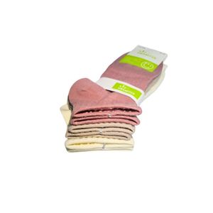 Pack de 3 Medias de Mujer colores Lacre, Marrón Claro y Beige
