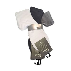 Pack de 3 Medias de Mujer colores Blanco, Negro y Gris