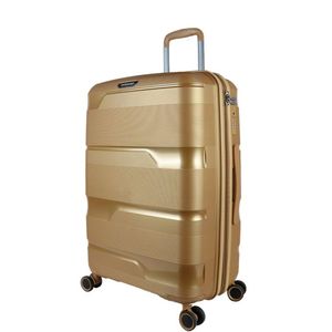 Maleta Oceano Boston Oro Mediana