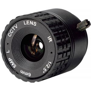 Lente AIDA Imaging 6mm f/1.6 CS-Mount para Cámaras de 1/3" - Apertura Fija f/1.6, Optimizado para C