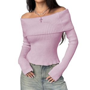 Sueter Mujer Hilo Mlarga Marinera 359G-23 Color Rosado
