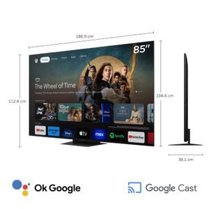 Televisor TCL 85C7K 85" 4K Premium QD Mini LED TV '25