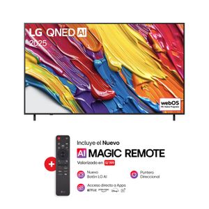 Televisor LG 75QNED82ASG 75" 4K QNED WebOS ThinQ AI