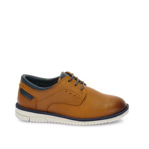 Zapato Derby Casual ANGEL-2537 MARRÓN Rabbit Cuero