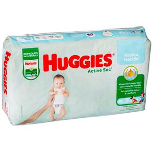 Pañales Active Sec HUGGIES Paquete 42un