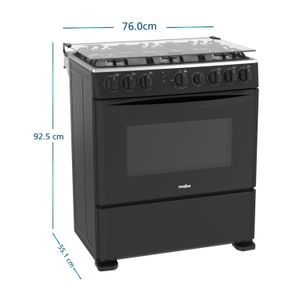 Cocina Mabe 6 Quemadores CMP3020FN1 Negro