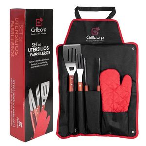 Set de Utensilios parrilleros Grillcorp de 5 piezas