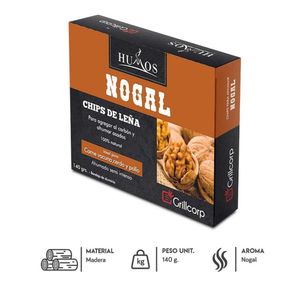 Astillas de Leña Nogal 140gr