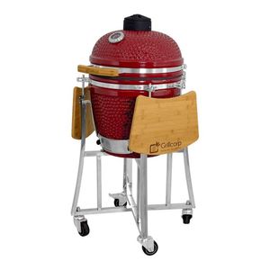 Kamado Clásico 18 Rojo con regalos básicos
