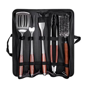Set de Utensilios parrilleros Profesionales Grillcorp de 6 piezas