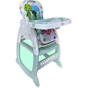 Silla de Comer Carpeta Gato Mewtwo 3 en 1 Verde