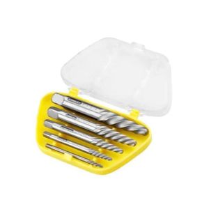 Extractor de Tornillos Juego 5 piezas  Quita Perno Broca Roto STANLEY