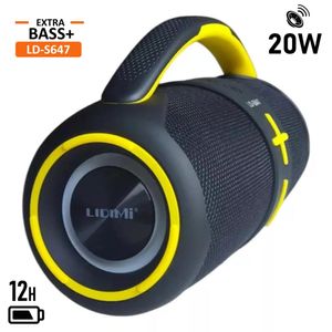 Parlante Portátil Lidimi Bluetooth XBASS FM LD-S647 Negro