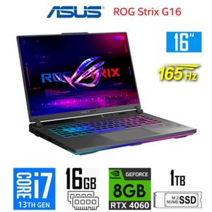 Laptop Asus Core I7-13650hx Rog Strix G16 16" Fhd, Ram 16gb Ssd 1tb, Rtx 4060-G
