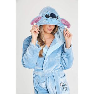 Disney | Bata para mujer con forro polar y capucha de Stitch
