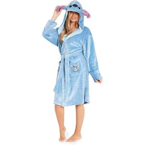 Disney | Bata para mujer con forro polar y capucha de Stitch
