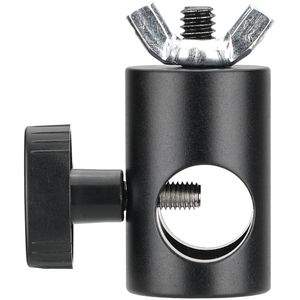Adaptador de Soporte de Luz Baby CAMVATE con Tornillo 1/4"-20 y Tuerca de Alas - Capacidad de Carga