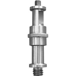 Astera Baby Pin Doble Extremo con Roscas Macho 1/4"-20" y 3/8"-16", Columna Central Estriada, Pin d