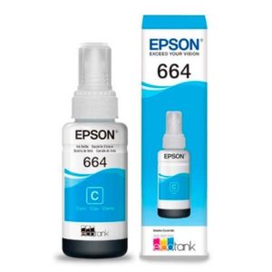 Tinta Epson Original T664-Cyan
