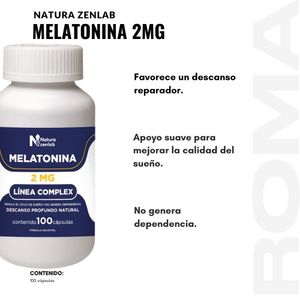 MELATONINA COMPLEX 2MG ZENLAB