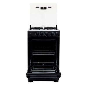 Cocina De Pie INDURAMA a Gas 4 Hornillas GOYA + Arrocera OSTER Blanca