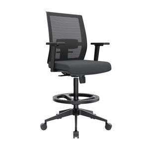 Silla Cajero Ergonómica Con Apoyabrazos Noha Negro Nylon Ofideas