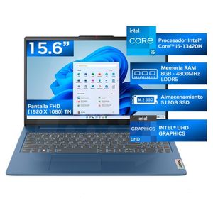 Laptop Lenovo Ideapad Slim3 I5 13420H 8gb 512gb 15.6 FHD Abyss Blue