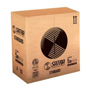 SATRA 0201013006 Cable UTP CAT5E 24AWG Cobre 305M Gris
