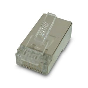 SATRA 102040003 100-PACK PLUG CONECTOR RJ45 CAT6 Apantallado