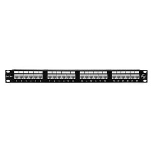 SATRA 102022401 Patch Panel CAT6 24 puertos con Jack Blanco