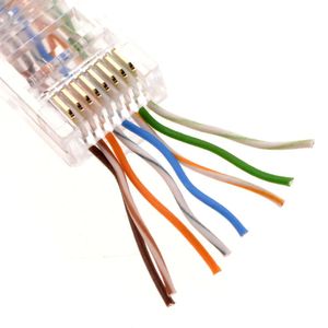 SATRA 102040002 100-PACK EZ PLUG CONECTOR RJ45 CAT6