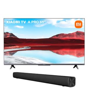 Combo Tv Xiaomi QLED 65" Smart Ultra HD 4K A PRO 2025 L65MA-SPH + Soundbar Xiaomi MDZ-34-DB