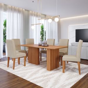 Juego De Comedor Saul 6 Sillas