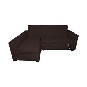 Sofá Cama Multifuncional Kavala 3 Cuerpos - Chocolate