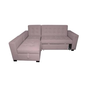 Sofá Cama Multifuncional Kavala 3 Cuerpos - Rosado