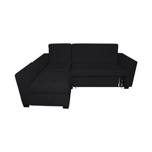 Sofá Cama Multifuncional Kavala 3 Cuerpos - Negro
