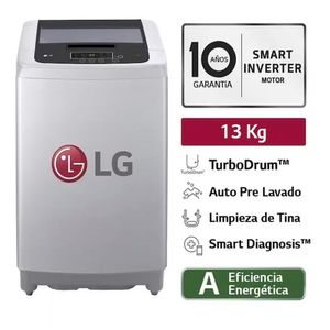Lavadora LG 13kg Smart Motion Inverter Carga Superior WT13DPBK