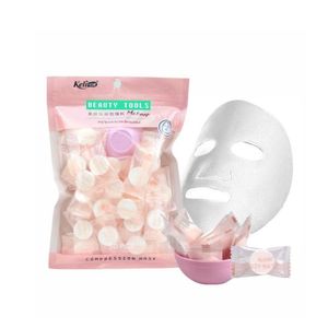 Mascarilla Facial Comprimida Blanca x50 Pastillas