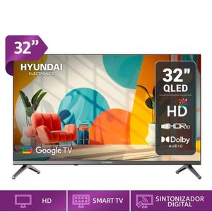 Televisor QLED Hyundai 32 HD Google TV 3.0 HYLED3259QG Año 2025