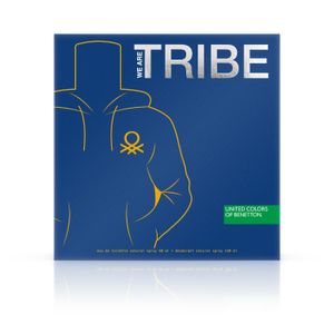 Set Perfume Tribe Benetton Hombre Edt 90 Ml + Desodorante 150 Ml