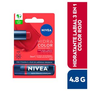 Protector Labial 3 en 1 NIVEA Color Rojo