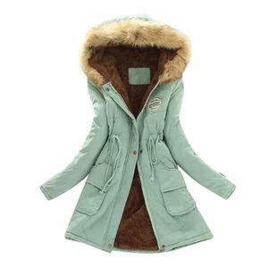 Casaca Parka Abrigo de Invierno para Mujer - Verde Agua / M