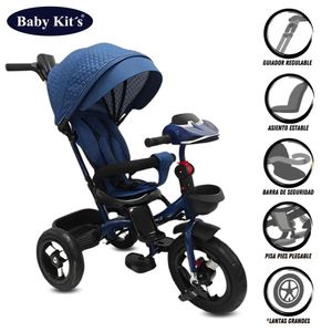 Triciclo Guiador para Niños «LETARTE» Azul