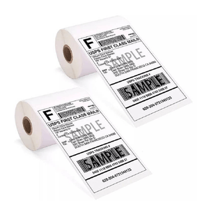 2 rollos de 350 etiquetas adhesiva térmico directo 100x150mm